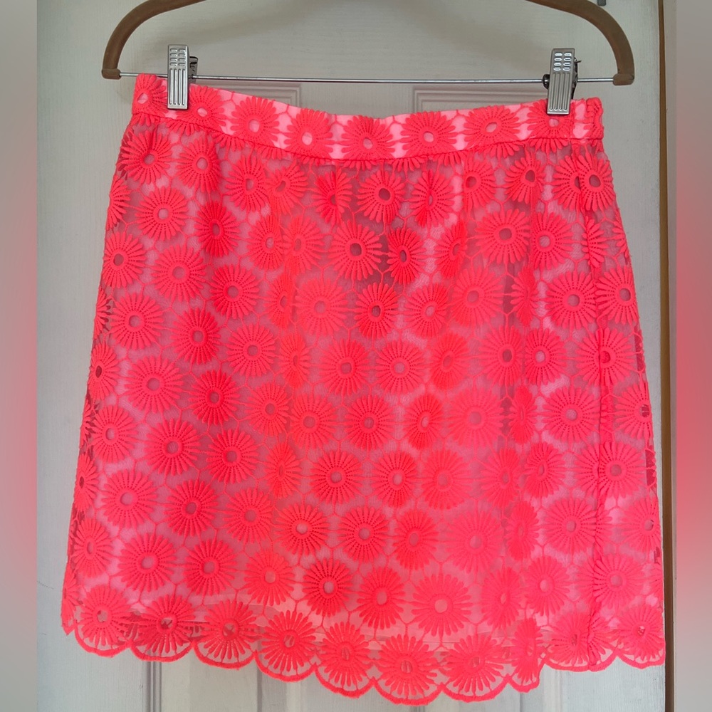 Lilly Pulitzer Fiesta Pin Bright Pink Skirt